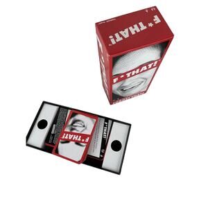 F That! Forget That Card Game Box 18 & Older 3 to 8 Players Excellent Condition